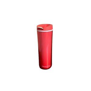 David’s Tea Pink and White Plastic To-Go Cup